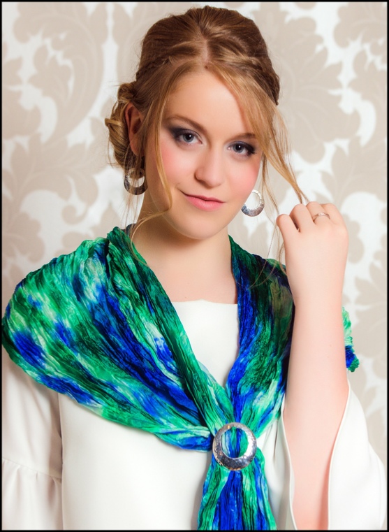 Crinkled Silk Scarves